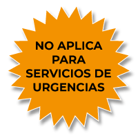 NO APLICA PARA URGENCIAS
